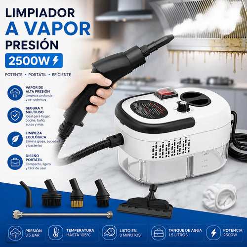 LIMPIADOR A VAPOR VapoMax™ 2500W